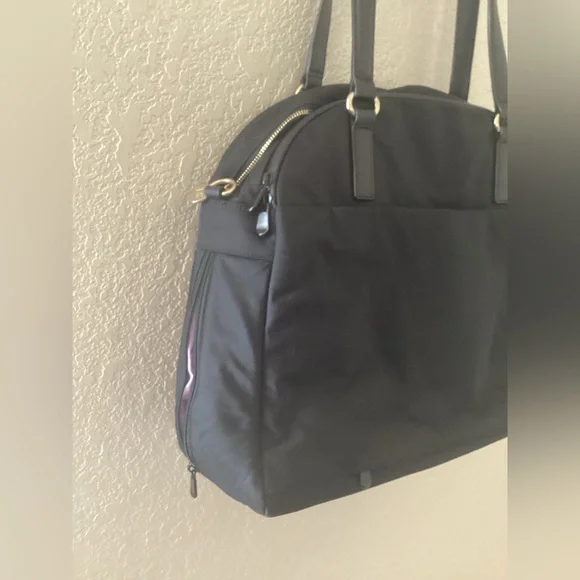 Lo & Sons Women's Laptop Bags Black Purple Lavender Large 13” - Picture 4 of 12